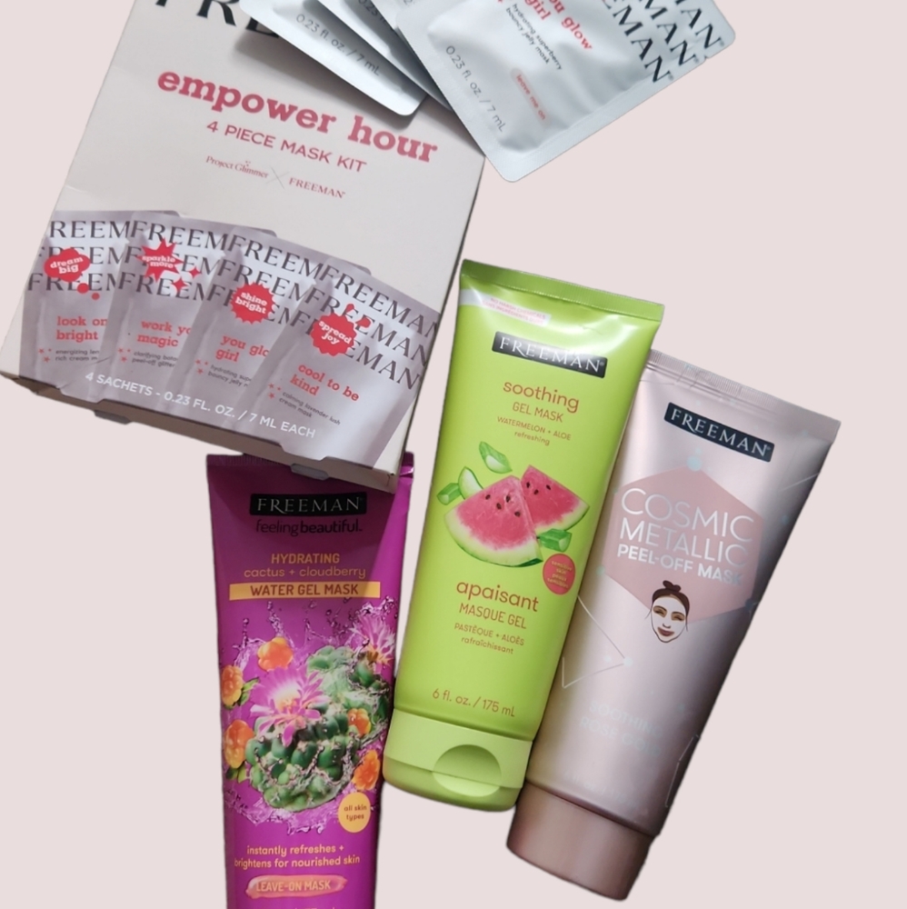 FREEMAN Facial Mask in Tubes & Packets Set